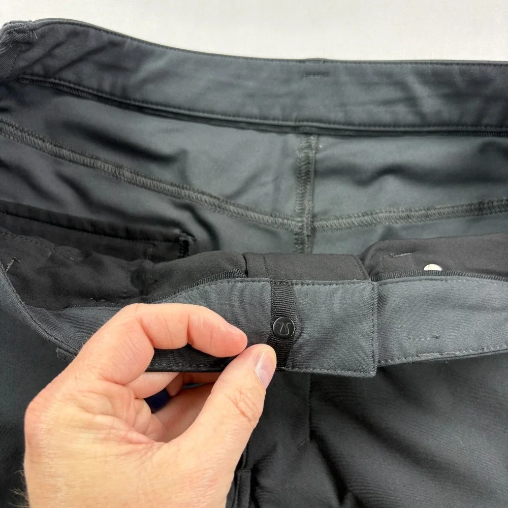 Lululemon ABC Pants Mens 33x33 Gray Chino Waprstreme Classic Fit Golf Tech